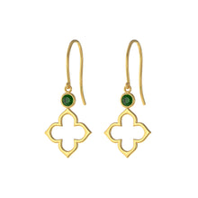 Load image into Gallery viewer, Moroccan Clover Drop Earrings
