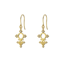 Load image into Gallery viewer, Agadez Cross Drop Earrings
