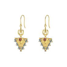 Load image into Gallery viewer, Khlel Multi Stone Drop Earrings
