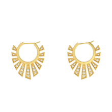 Load image into Gallery viewer, Mayan Sunbeams Earrings
