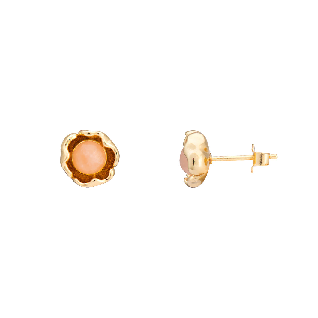 GOLDEN ROSEBUD EARRINGS