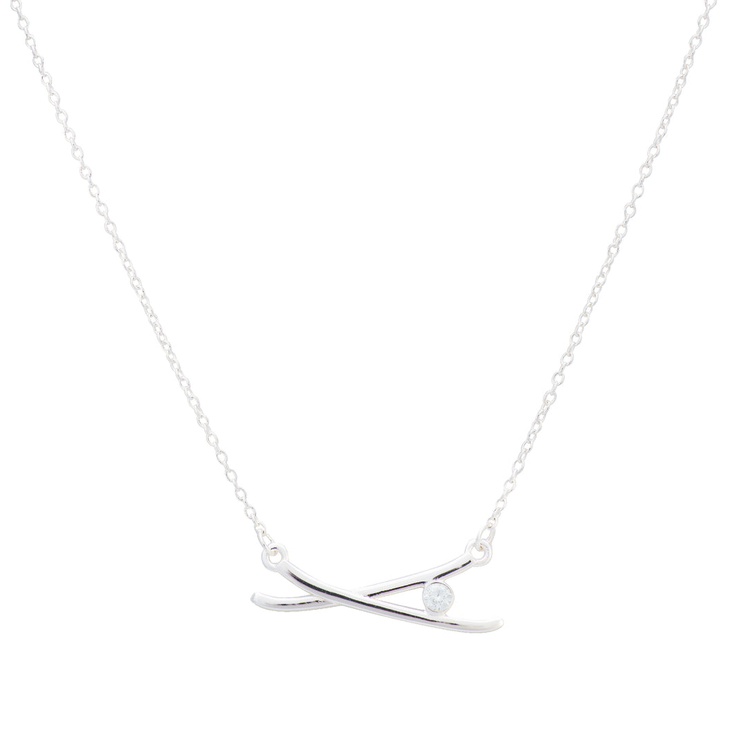 SILVER SLOPES NECKLACE