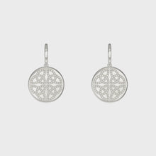 Load and play video in Gallery viewer, Celtic Disc Drop Earrings
