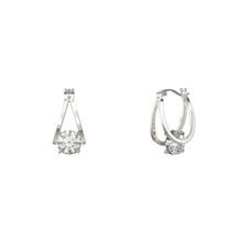 Load image into Gallery viewer, Crystal Ringlet Earrings
