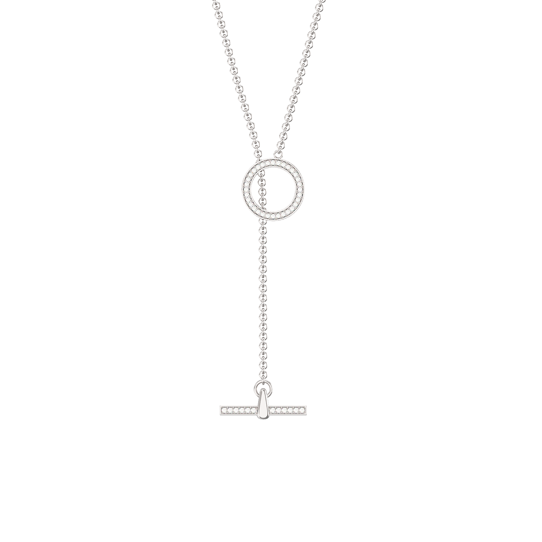 Halo T-Bar Necklace