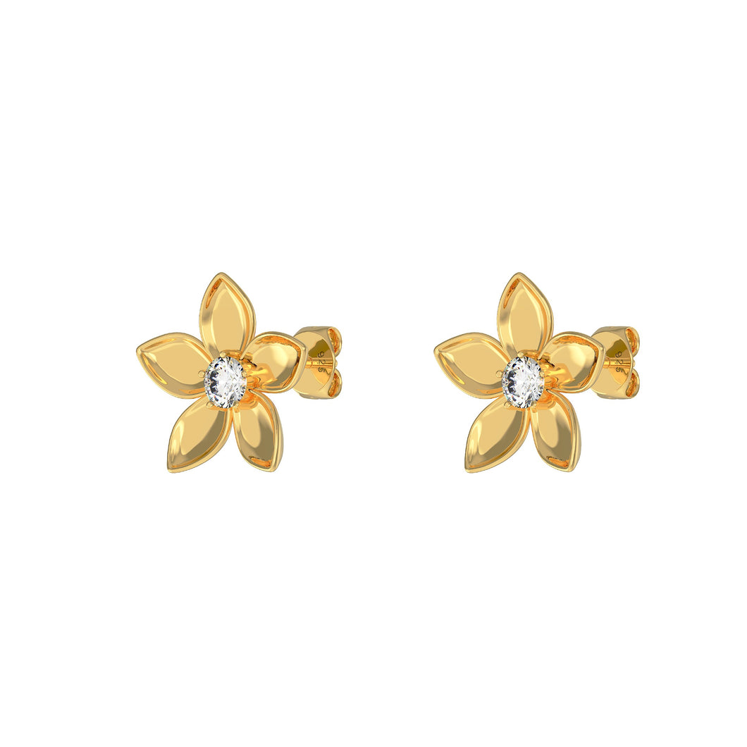 Frangipani Flower Earrings