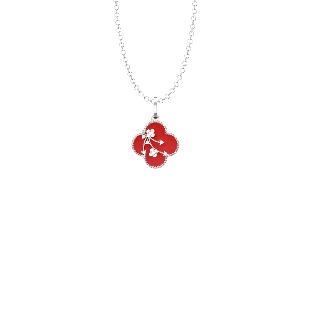 Red Blossom Necklace